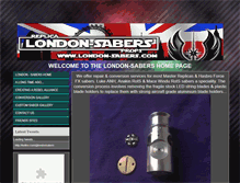 Tablet Screenshot of london-sabers.com